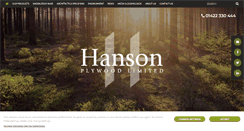 Desktop Screenshot of hanson-plywood.co.uk