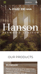 Mobile Screenshot of hanson-plywood.co.uk